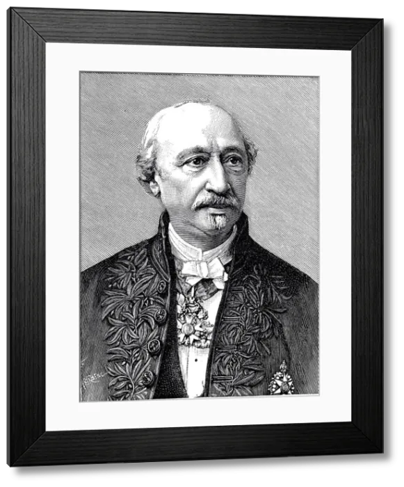 Framed Print : (Alexandre) Edmond Becquerel (1820-1891), French physicist Framed Print : (Alexandre) Edmond Becquerel (1820-1891), French physicist