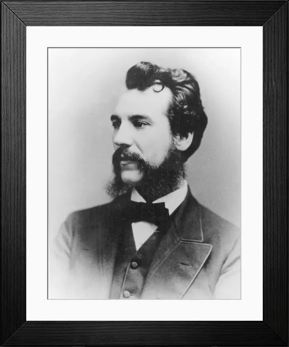 Framed Print : Alexander Graham Bell (1847-1922), Scottish-born American inventor Framed Print : Alexander Graham Bell (1847-1922), Scottish-born American inventor