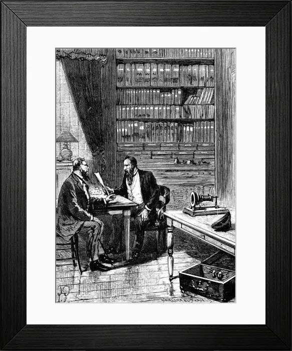 Framed Print : Alexander Graham Bell (1847-1922), Scottish-born American inventor, 1876 Framed Print : Alexander Graham Bell (1847-1922), Scottish-born American inventor, 1876