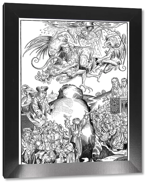 The Reign of Antichrist, 1493. Artist: Michel Volgemuth