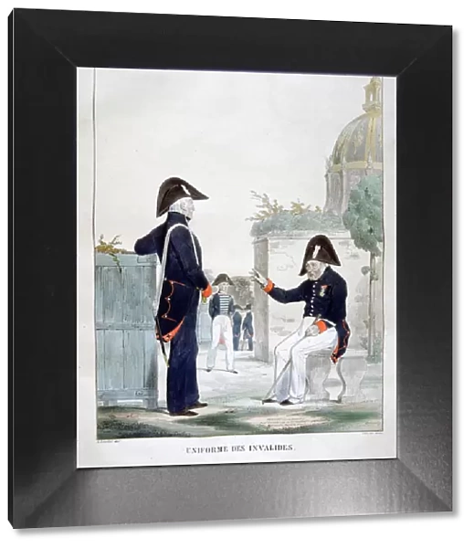 Uniform of the Invalides, France, 1823. Artist: Charles Etienne Pierre Motte