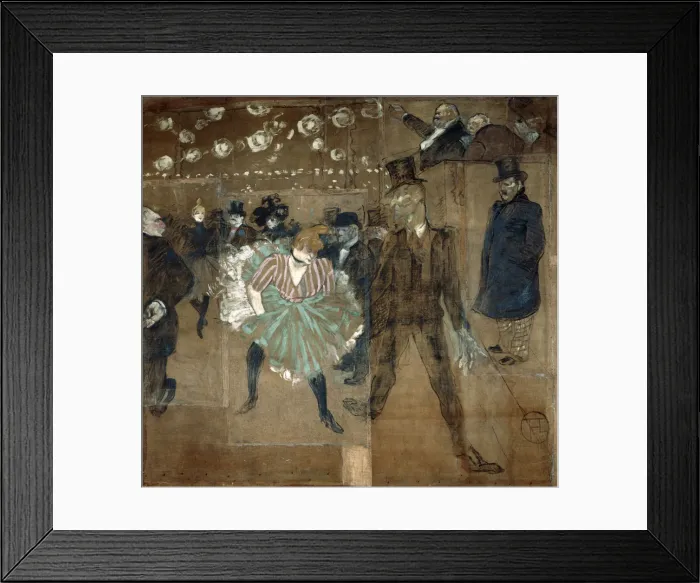 Framed Print : La Goulue and Valentin le desosse, 1895. Artist: Henri de Toulouse-Lautrec Framed Print : La Goulue and Valentin le desosse, 1895. Artist: Henri de Toulouse-Lautrec