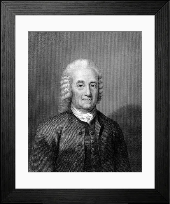 Framed Print : Emanuel Swedenborg (1688-1772), Swedish philosopher, mystic and cosmologist Framed Print : Emanuel Swedenborg (1688-1772), Swedish philosopher, mystic and cosmologist