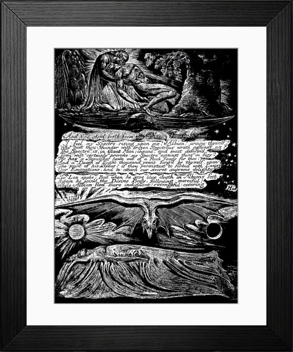 Framed Print : William Blake (1757-1827), English mystic, poet, painter and engraver, 1804-1820. Artist: William Blake Framed Print : William Blake (1757-1827), English mystic, poet, painter and engraver, 1804-1820. Artist: William Blake