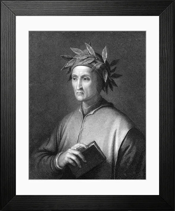 Framed Print : Dante Alighieri (1265-1321), Italian poet Framed Print : Dante Alighieri (1265-1321), Italian poet
