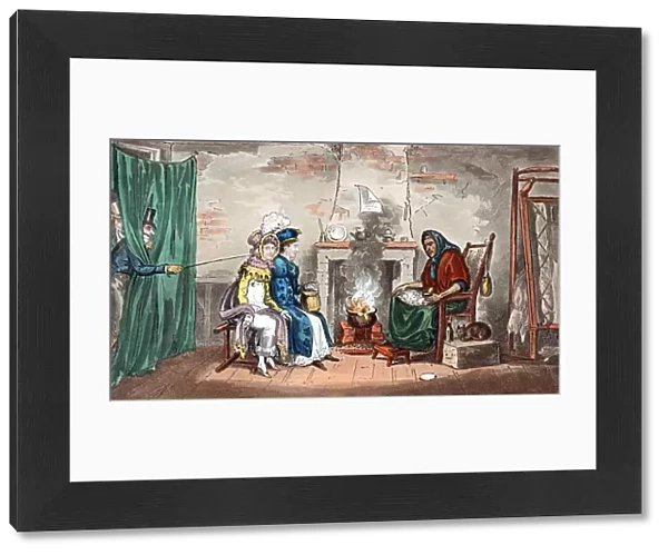 A visit to a fortune teller, early 19th century. Artist: Isaac Robert Cruikshank