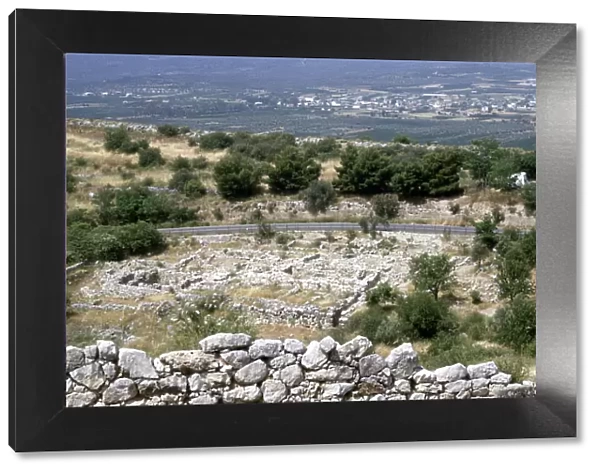 Ruins of the prehistoric Greek city of Mycenae