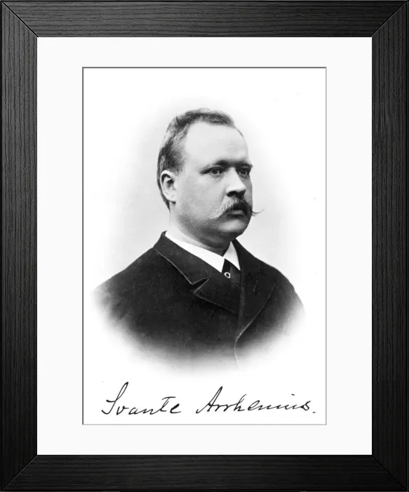 Framed Print : Svante Arrhenius (1859-1927), Swedish physicist and chemist Framed Print : Svante Arrhenius (1859-1927), Swedish physicist and chemist
