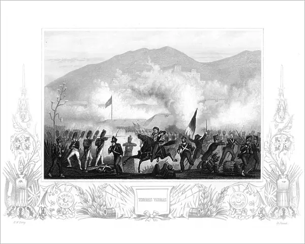 Engagement at Torres Vedras, Portugal, Peninsular War, 14 October 1809