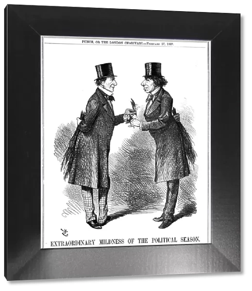 Extraordinary Mildness of the Political Season, 1869. Artist: John Tenniel