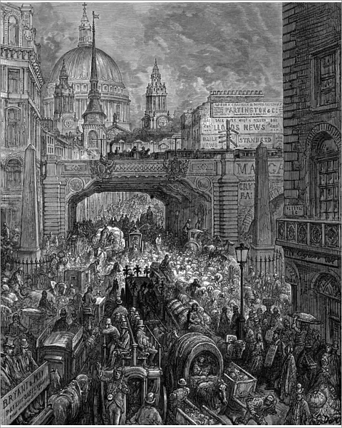 Ludgate Hill, London, 1872