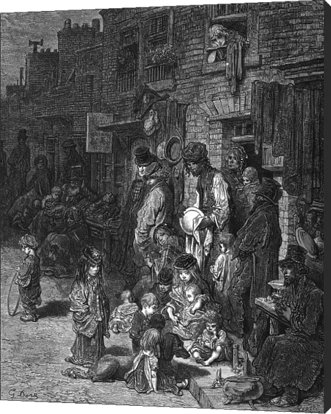 Wentworth Street, Whitechapel, London, 1872