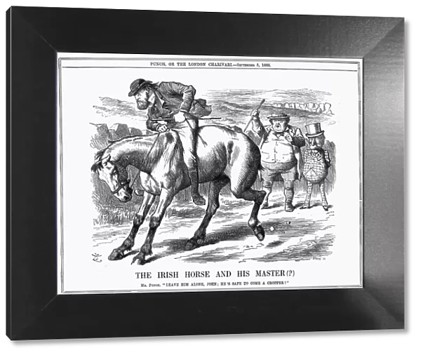The Irish Horse and Master (?), 1885. Artist: John Tenniel