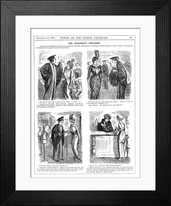 Framed Print : The University Provider, 1913 Framed Print : The University Provider, 1913