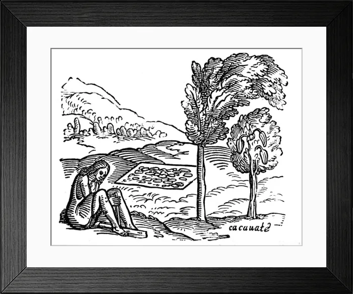 Framed Print : Production of cocoa, 16th century Framed Print : Production of cocoa, 16th century