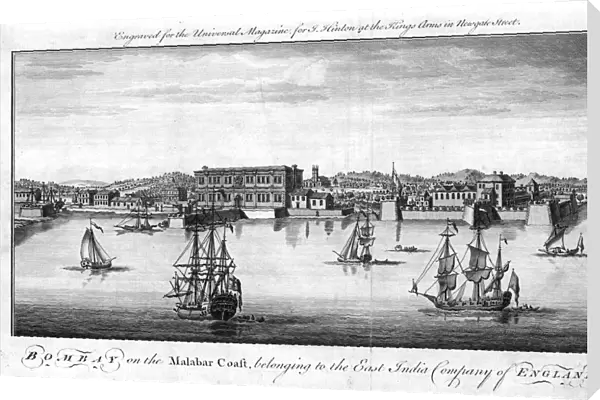 Bombay, the East India Companys port on the Malabar Coast of India, 1755