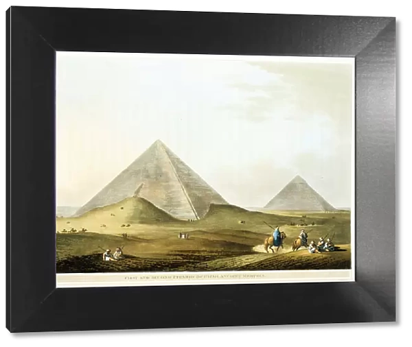 Pyramids at Giza, Egypt, 4th Dynasty, Old Kingdom, 26th century BC (1801)