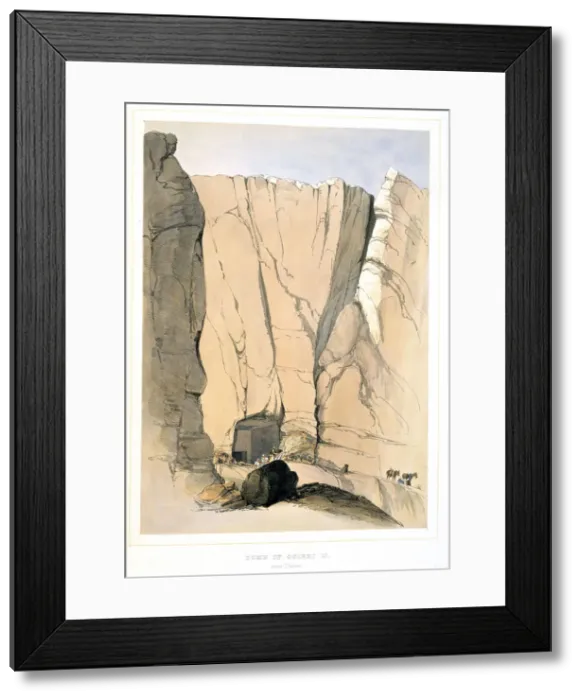 Framed Print : Entrance to a tomb in the Valley of the Kings near Thebes, Egypt, 1855 Framed Print : Entrance to a tomb in the Valley of the Kings near Thebes, Egypt, 1855