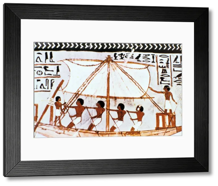 Framed Print : Wall painting from tomb of Sennefer, Abydos, Ancient Egypt, 18th Dynasty, c1450 BC Framed Print : Wall painting from tomb of Sennefer, Abydos, Ancient Egypt, 18th Dynasty, c1450 BC
