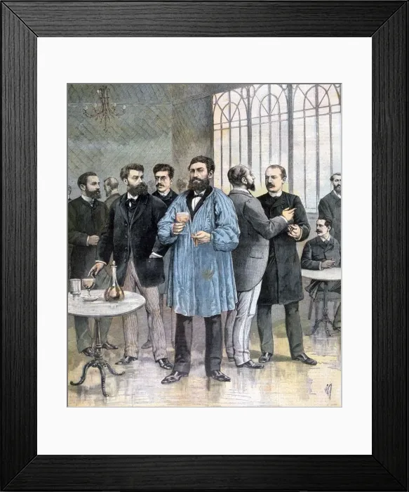 Framed Print : The refreshment bar, Chamber of Deputies of France, Paris, 1892. Artist: Henri Meyer Framed Print : The refreshment bar, Chamber of Deputies of France, Paris, 1892. Artist: Henri Meyer