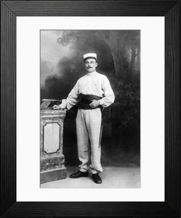 Framed Print : A legionnaire, Algeria, c1910 Framed Print : A legionnaire, Algeria, c1910