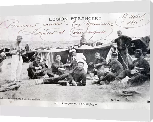 French Foreign Legion, Sidi Bel Abbes, Algeria, 1910. Artist: Boumendil
