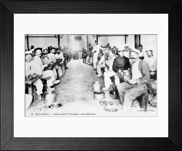 Framed Print : French Foreign Legion, Sidi Bel Abbes, Algeria, 1910. Artist: J Geiser Framed Print : French Foreign Legion, Sidi Bel Abbes, Algeria, 1910. Artist: J Geiser