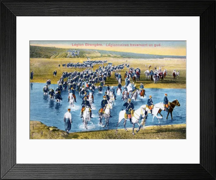 Framed Print : French Foreign Legion, Morocco, c1900 Framed Print : French Foreign Legion, Morocco, c1900