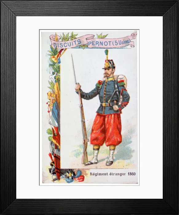 Framed Print : French Foreign legionnaire, 1860, (20th century) Framed Print : French Foreign legionnaire, 1860, (20th century)