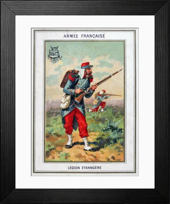 Framed Print : French Foreign legionnaire, c1900 Framed Print : French Foreign legionnaire, c1900