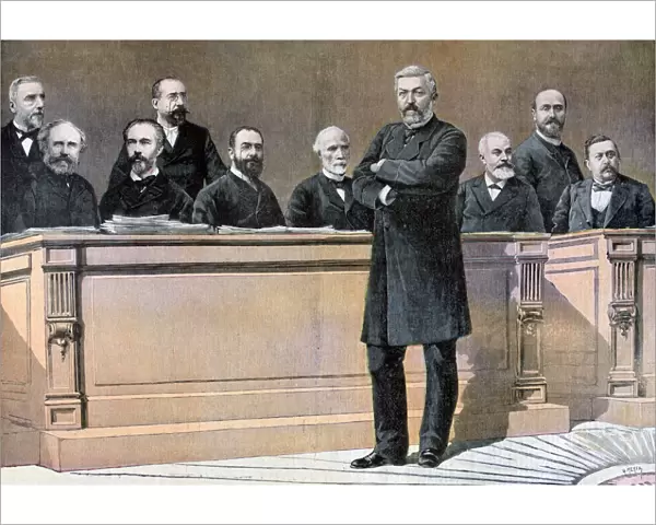 The French government front bench, 1891. Artist: Henri Meyer