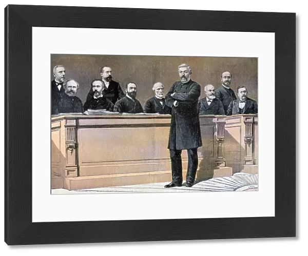 The French government front bench, 1891. Artist: Henri Meyer