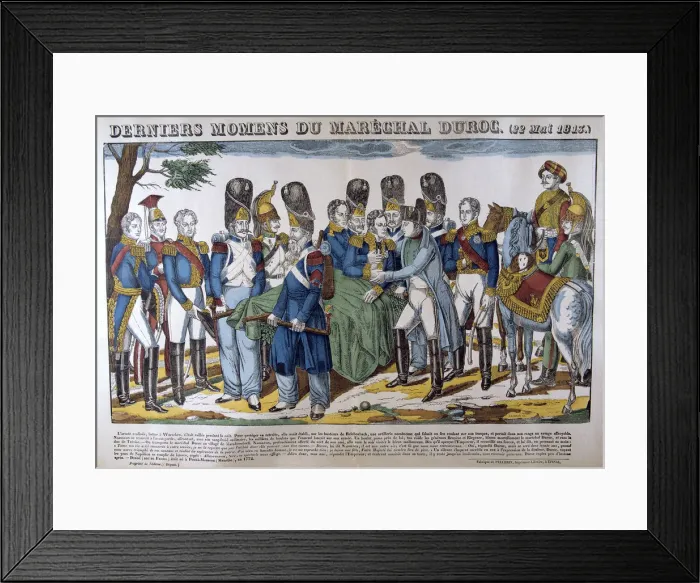 Framed Print : The Death of Marshal Duroc, 22 May 1813, 19th century Framed Print : The Death of Marshal Duroc, 22 May 1813, 19th century