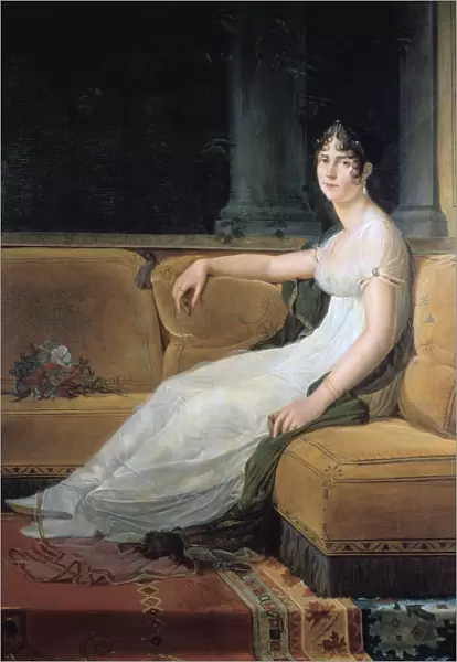 Empress Josephine at Malmaison, c1801. Artist: Francois Pascal Simon Gerard