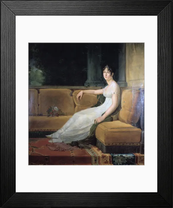 Framed Print : Empress Josephine at Malmaison, c1801. Artist: Francois Pascal Simon Gerard Framed Print : Empress Josephine at Malmaison, c1801. Artist: Francois Pascal Simon Gerard