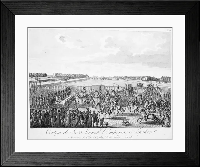 Framed Print : Procession of the Majesty the Emperor Napoleon 1st, Year 13, c1800-1820 Framed Print : Procession of the Majesty the Emperor Napoleon 1st, Year 13, c1800-1820