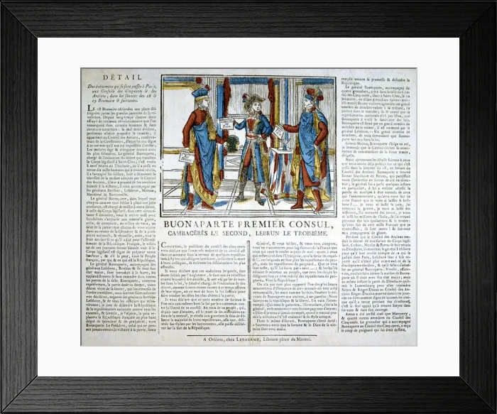 Framed Print : Bonaparte 1st Consul, 19th century Framed Print : Bonaparte 1st Consul, 19th century