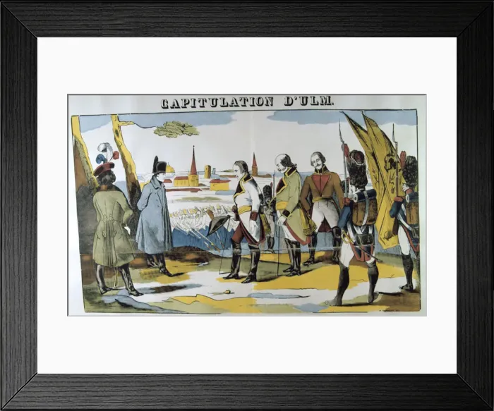 Framed Print : Capitulation of Ulm, 17th October, 1805, 19th century Framed Print : Capitulation of Ulm, 17th October, 1805, 19th century