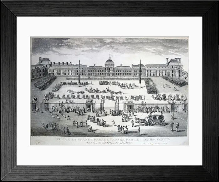 Framed Print : Parade of the Troops during the Grand Parade, Tuileries Palace, 19th century Framed Print : Parade of the Troops during the Grand Parade, Tuileries Palace, 19th century