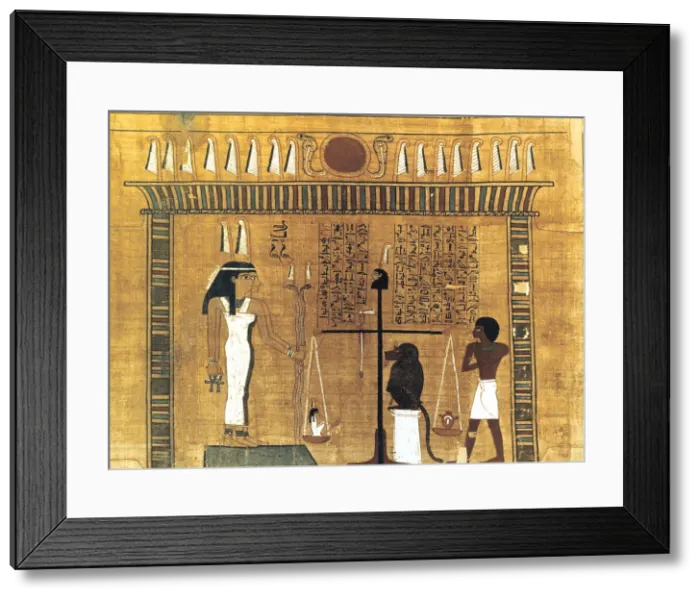 Framed Print : Funerary papyrus, Ancient Egyptian, 18th Dynasty, 1550-1293 BC Framed Print : Funerary papyrus, Ancient Egyptian, 18th Dynasty, 1550-1293 BC