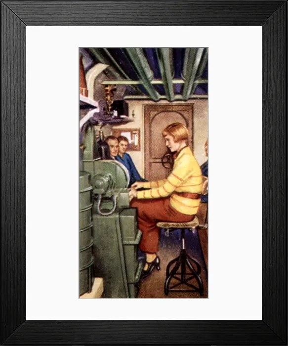 Framed Print : Air Raid Precautions, cigarette card, British, 1938 Framed Print : Air Raid Precautions, cigarette card, British, 1938