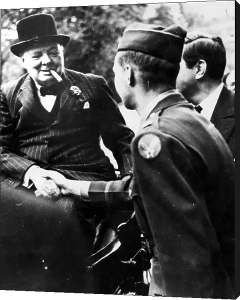 Winston Churchill, British statesman, World War II, 1939-1945