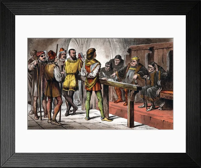 Framed Print : Scene from Shakespeares Much Ado about Nothing, 1856-1858