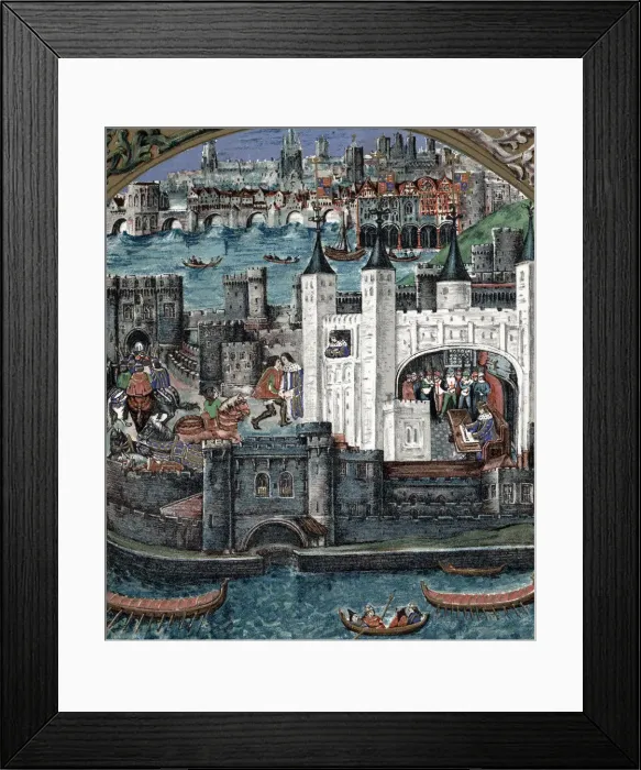 Framed Print : Henry VII at the Tower of London, 1485-1509 Framed Print : Henry VII at the Tower of London, 1485-1509