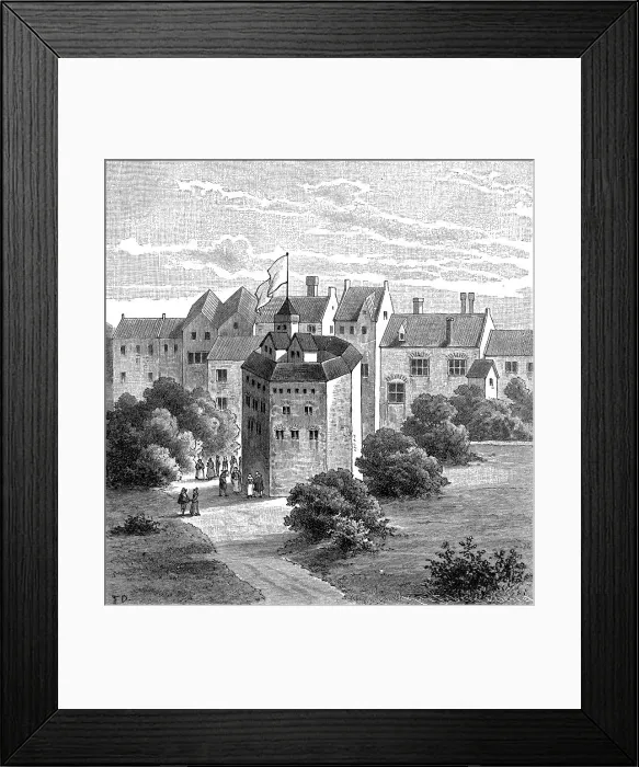 Framed Print : Globe Theatre, Bankside, Southwark, London, as it appeared c1598 Framed Print : Globe Theatre, Bankside, Southwark, London, as it appeared c1598