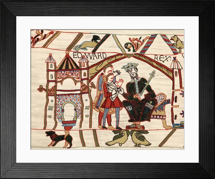 Framed Print : Edward The Confessor, Anglo-Saxon king of England, 1070s Framed Print : Edward The Confessor, Anglo-Saxon king of England, 1070s