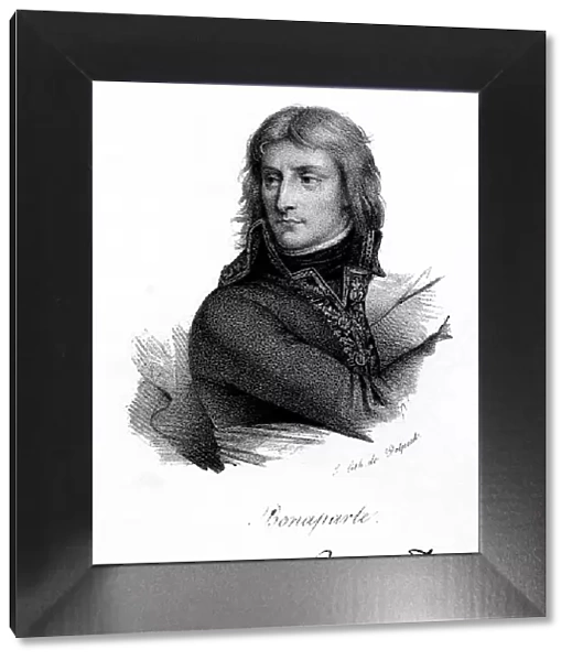 Napoleon Bonaparte as a young man, c 1790s, (c1830). Artist: Delpech