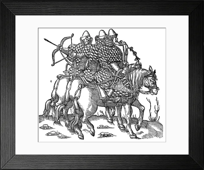 Framed Print : Mounted Muscovite warriors, 1556 Framed Print : Mounted Muscovite warriors, 1556