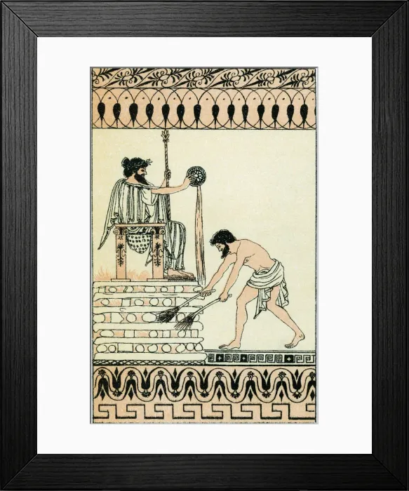 Framed Print : Croesus, last king of Lydia from c560 BC Framed Print : Croesus, last king of Lydia from c560 BC