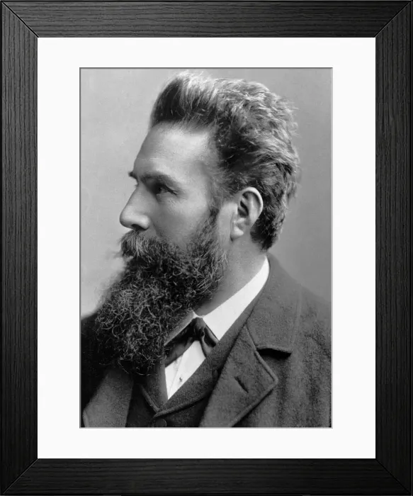 Framed Print : Wilhelm Konrad von Roentgen, German physicist, 1901 Framed Print : Wilhelm Konrad von Roentgen, German physicist, 1901